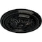 Ekena Millwork Chester Ceiling Medallion (Fits Canopies up to 2 1/4"), Hnd-Painted Black Pearl, 15 3/4"OD x 1 7/8"P CM15CHBPS - alternate 4